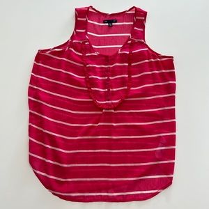 Sheer pink Gap tank.